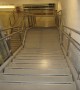 Staircase leading into Indiana University's Memorial Stadium Student Center with custom 2 inch thick treads by Ohio CemTech