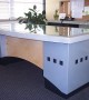 President's custom desk and credenza, Fisher Design, Cincinnati, OH
